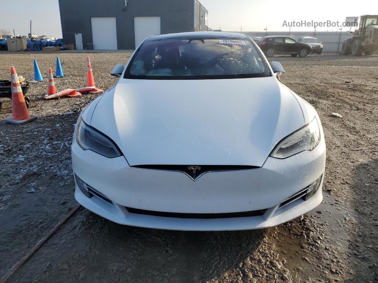 2019 Tesla Model S  Белый vin: 5YJSA1E25KF334986