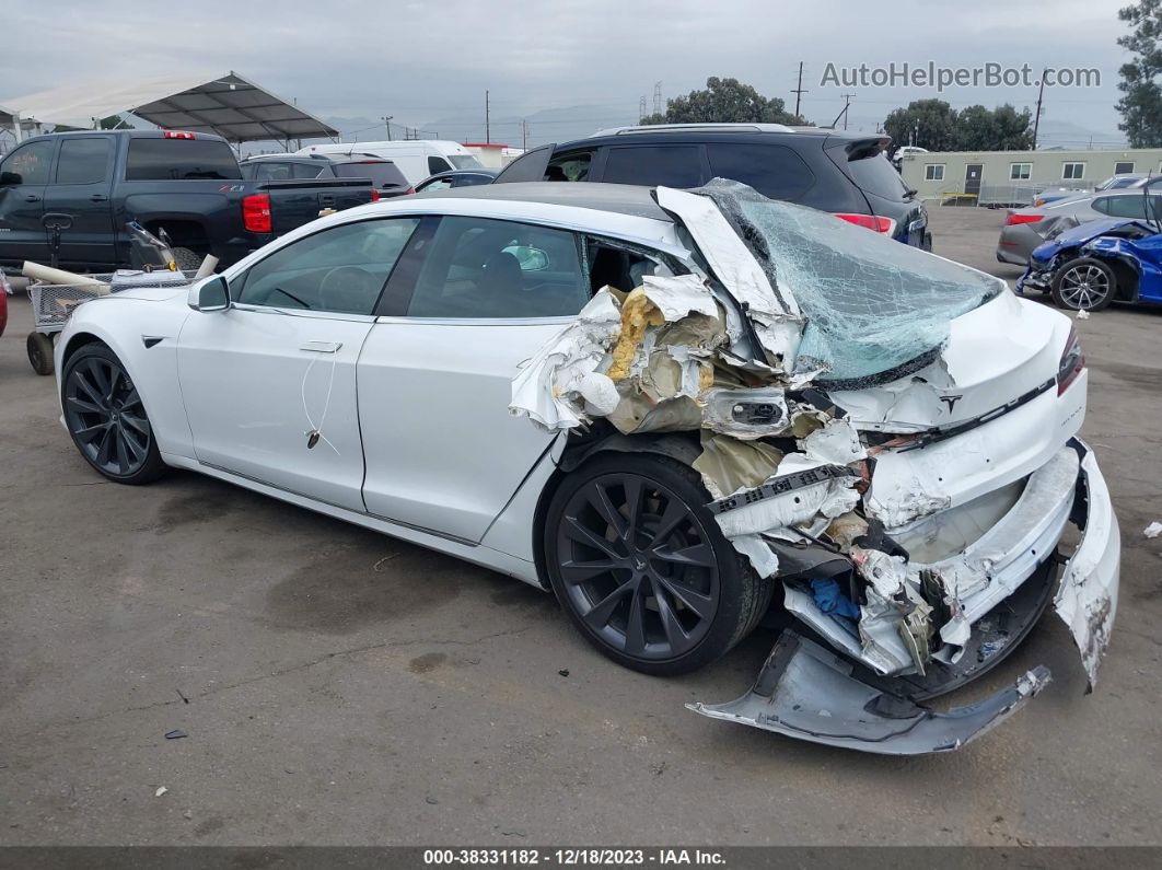 2020 Tesla Model S Long Range Dual Motor All-wheel Drive/long Range Plus Dual Motor All-wheel Drive White vin: 5YJSA1E25LF355371