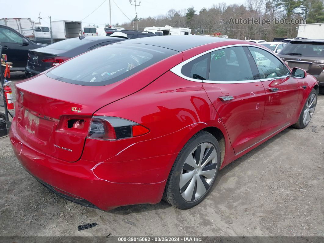 2020 Tesla Model S Long Range Dual Motor All-wheel Drive/long Range Plus Dual Motor All-wheel Drive Красный vin: 5YJSA1E25LF412085