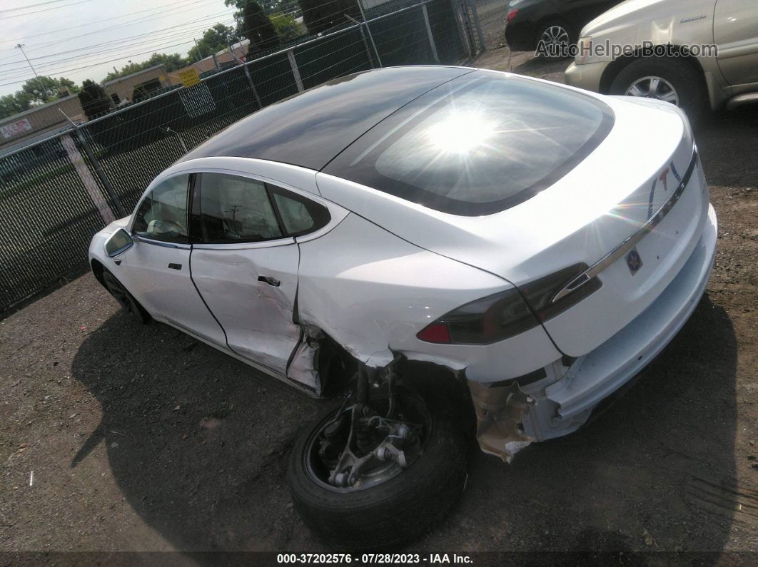 2020 Tesla Model S Long Range White vin: 5YJSA1E25LF412555