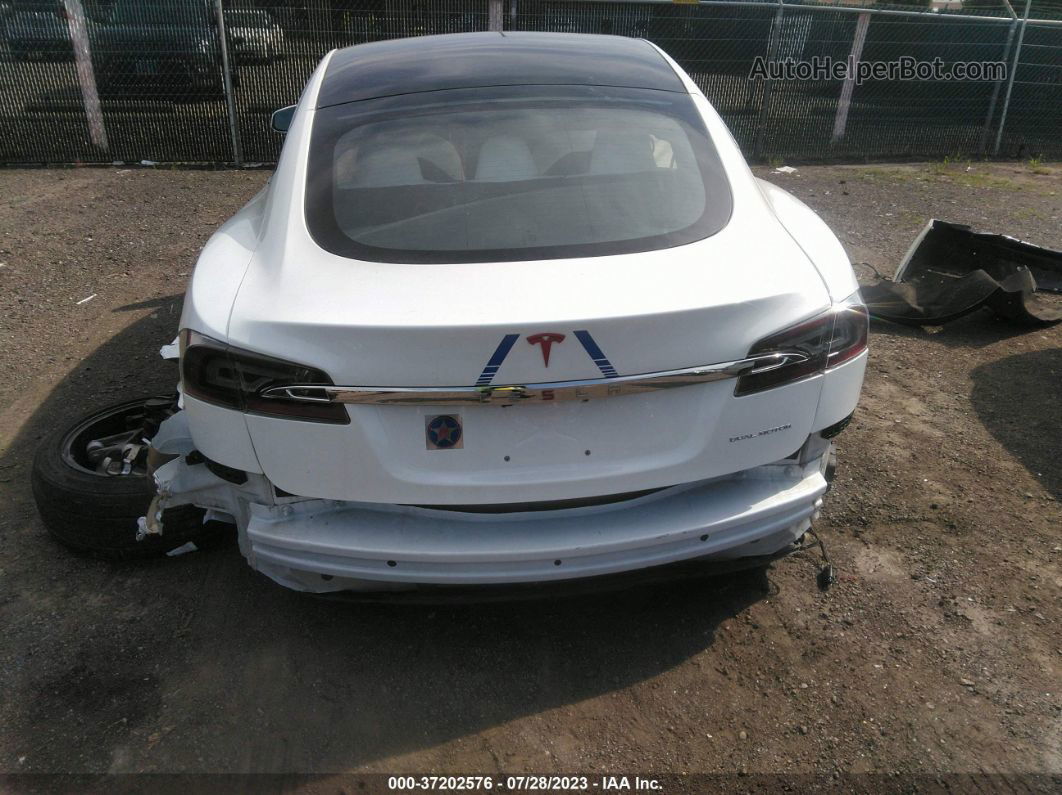 2020 Tesla Model S Long Range White vin: 5YJSA1E25LF412555