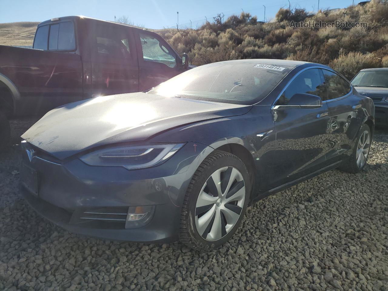 2020 Tesla Model S  Серый vin: 5YJSA1E25LF415391