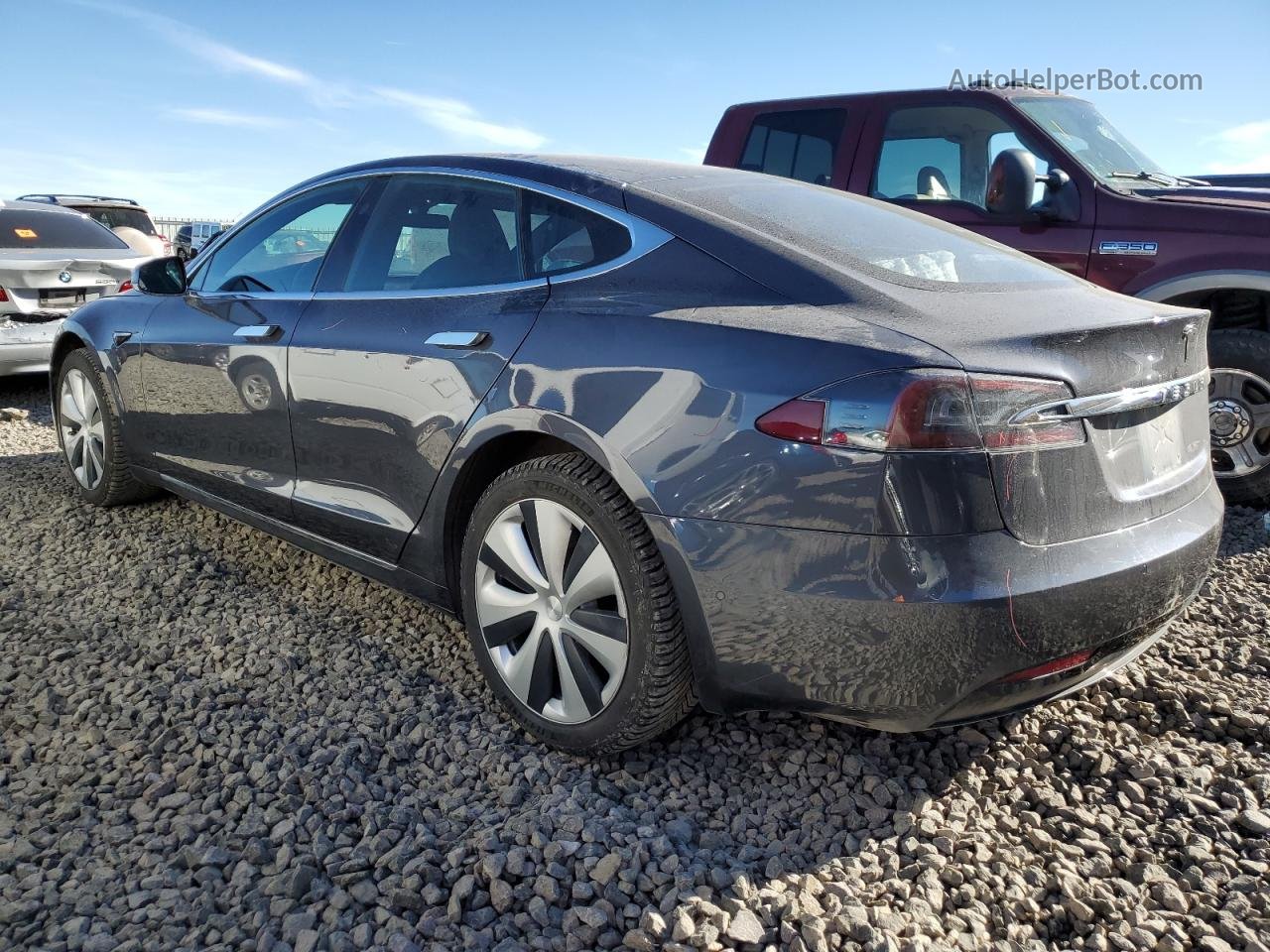2020 Tesla Model S  Серый vin: 5YJSA1E25LF415391