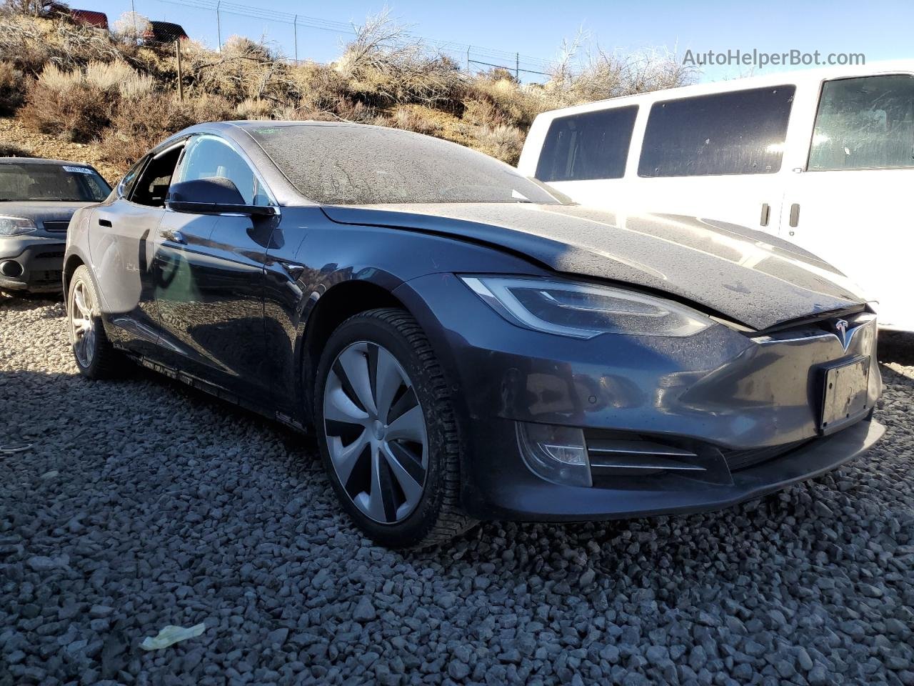 2020 Tesla Model S  Серый vin: 5YJSA1E25LF415391