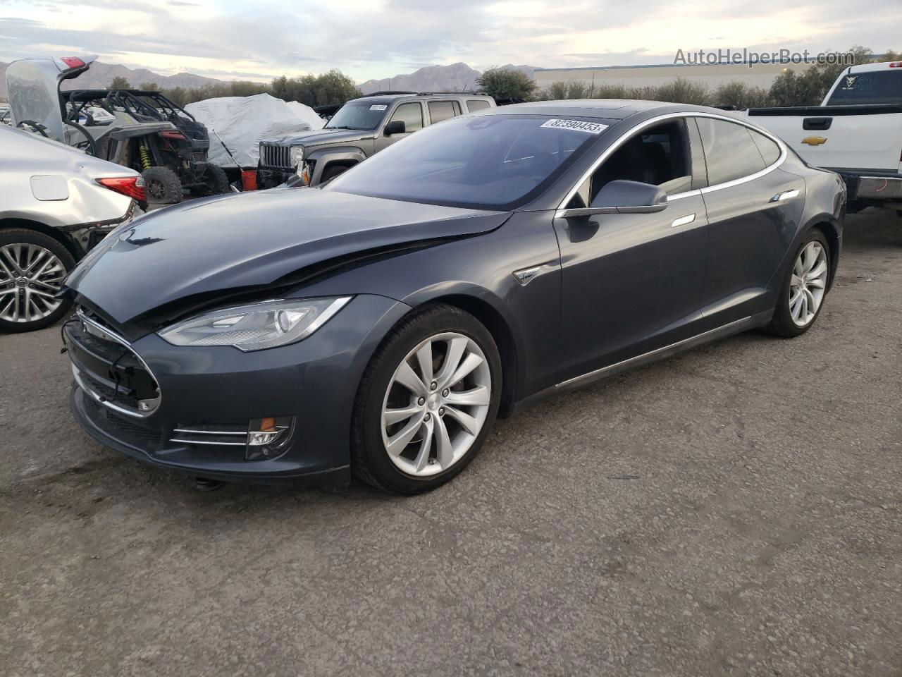 2015 Tesla Model S  Charcoal vin: 5YJSA1E26FF108350