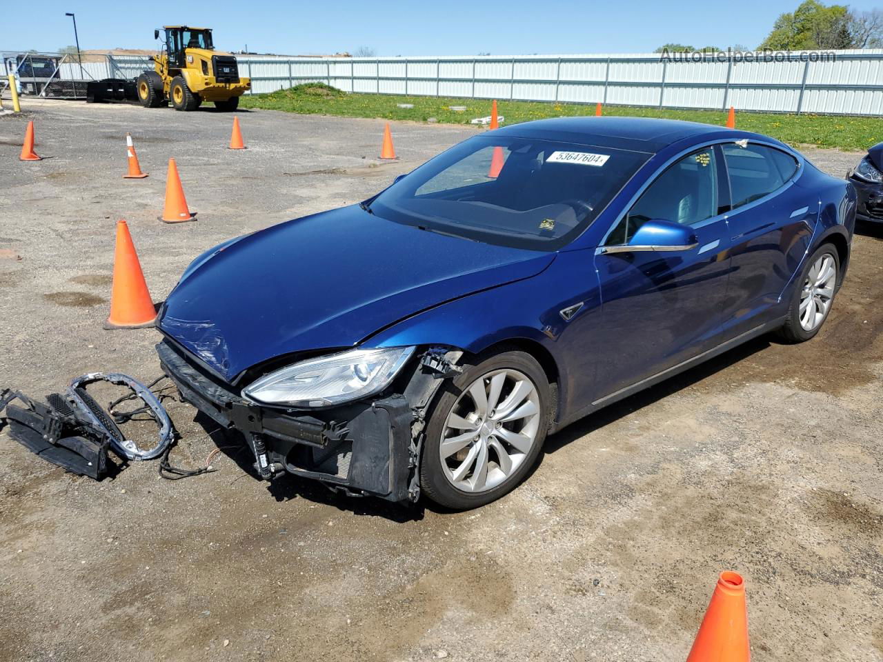 2016 Tesla Model S  Blue vin: 5YJSA1E26GF128339