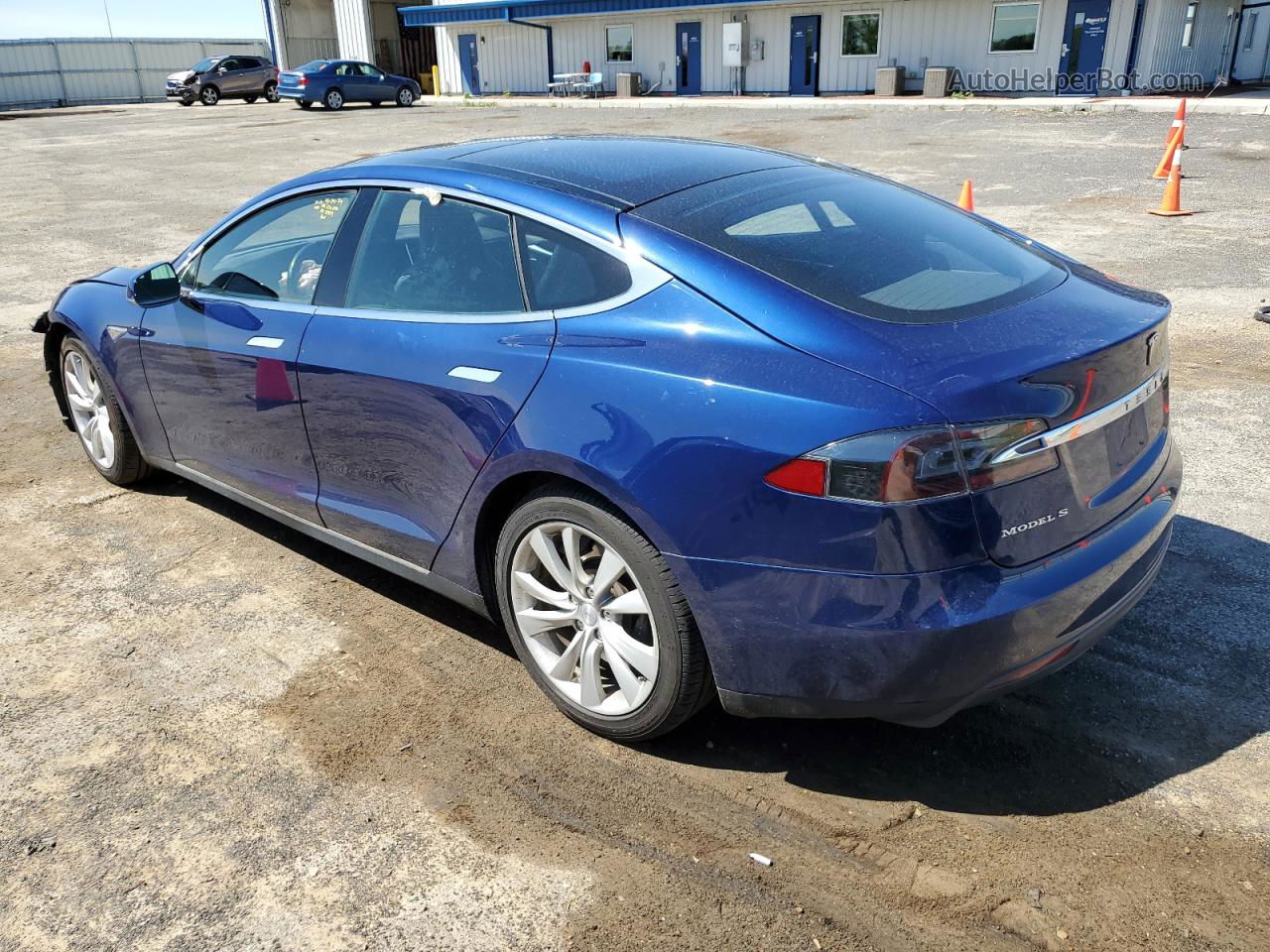 2016 Tesla Model S  Blue vin: 5YJSA1E26GF128339