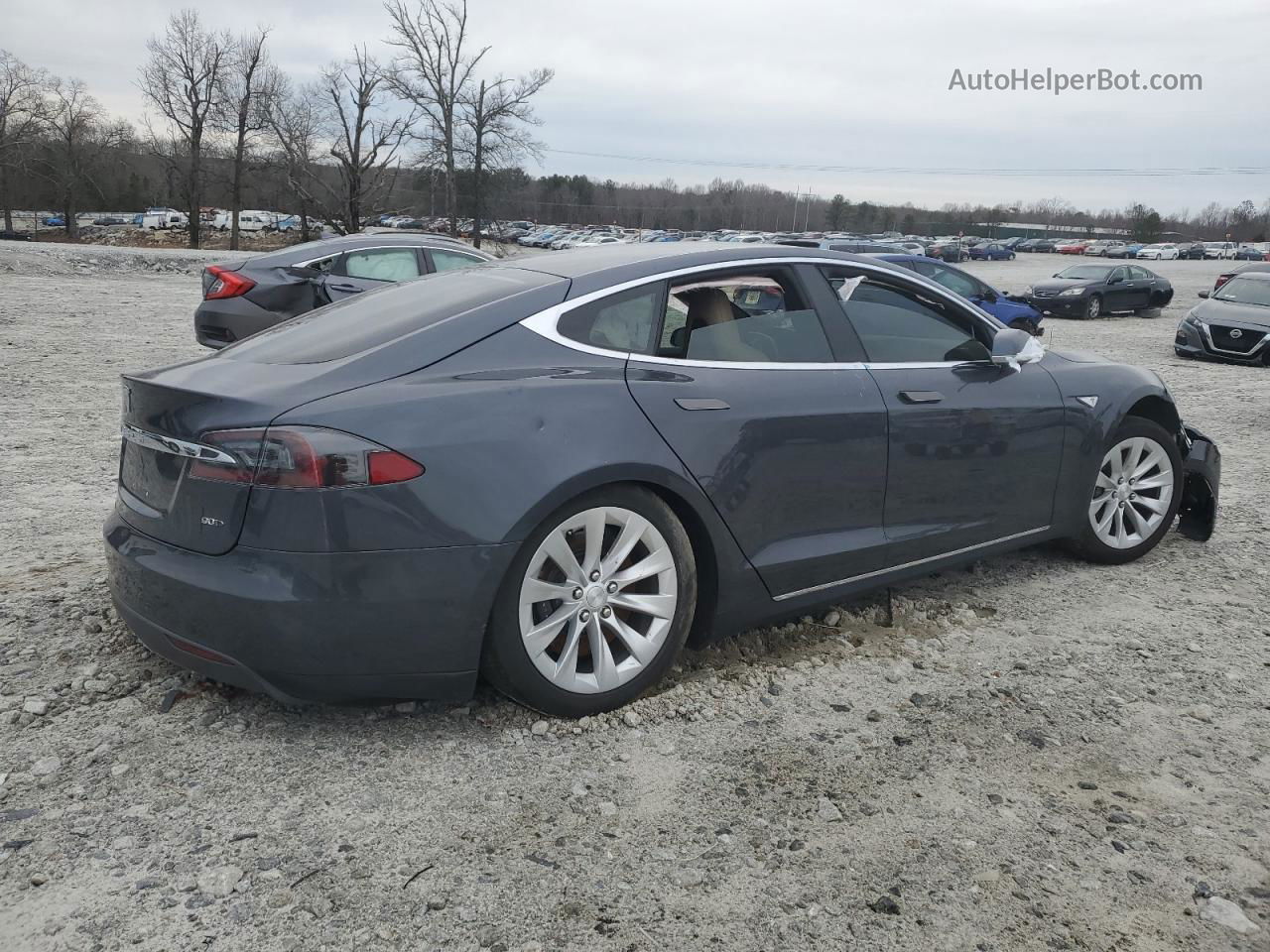 2016 Tesla Model S  Серый vin: 5YJSA1E26GF131404