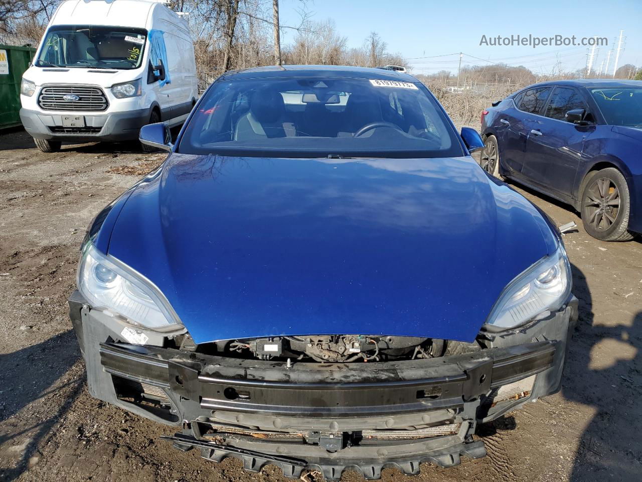 2016 Tesla Model S  Blue vin: 5YJSA1E26GF134092