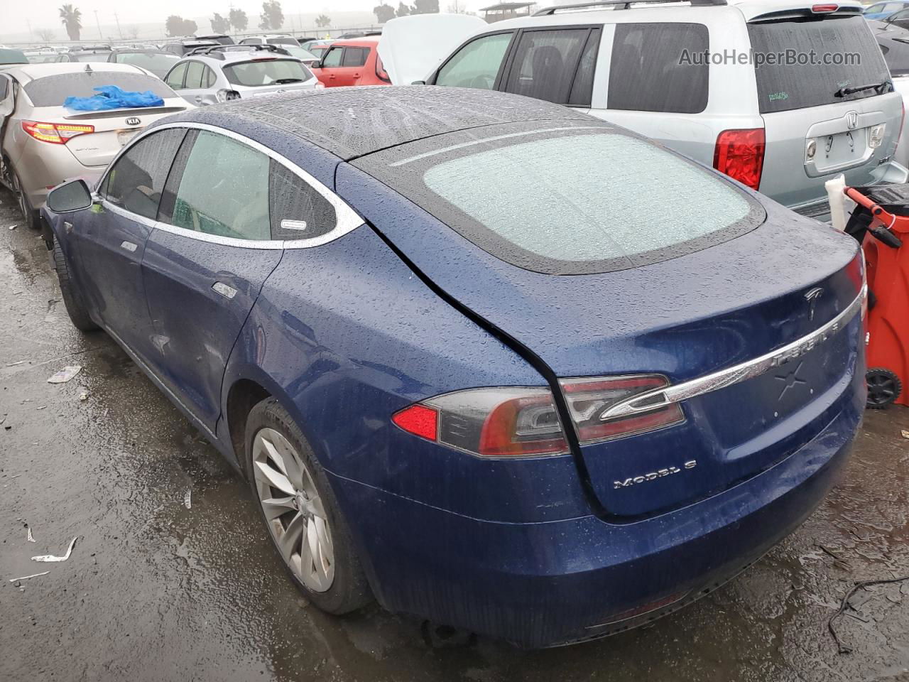 2016 Tesla Model S  Blue vin: 5YJSA1E26GF160806