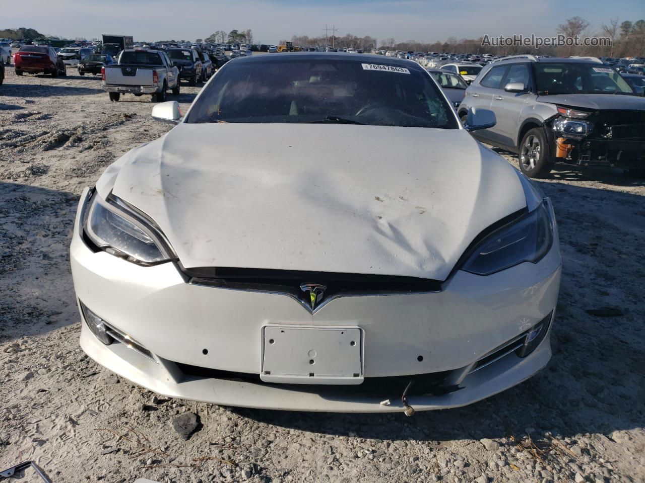 2016 Tesla Model S  White vin: 5YJSA1E26GF168243