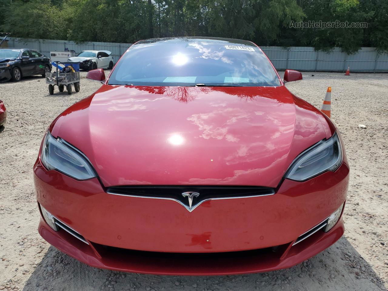 2020 Tesla Model S  Красный vin: 5YJSA1E26LF363723