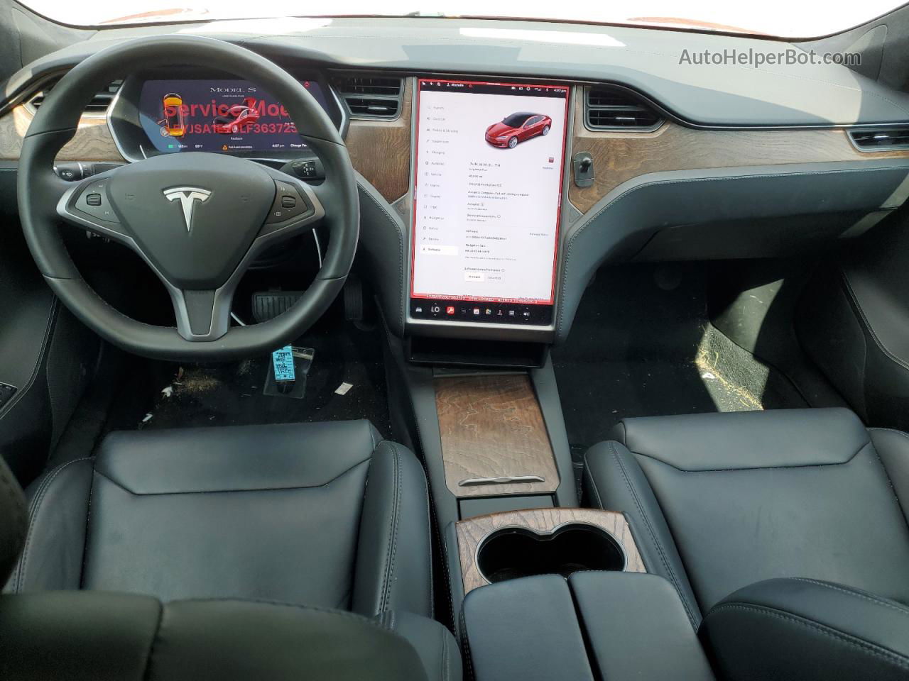 2020 Tesla Model S  Красный vin: 5YJSA1E26LF363723