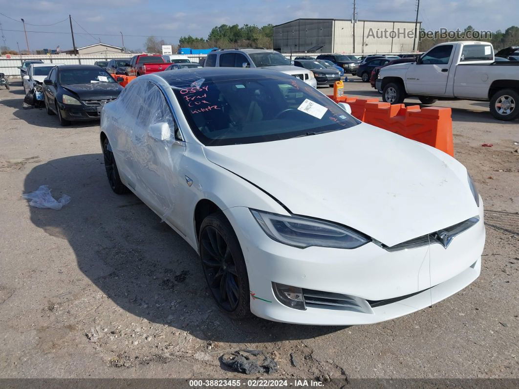 2020 Tesla Model S Long Range Dual Motor All-wheel Drive/long Range Plus Dual Motor All-wheel Drive White vin: 5YJSA1E26LF382448