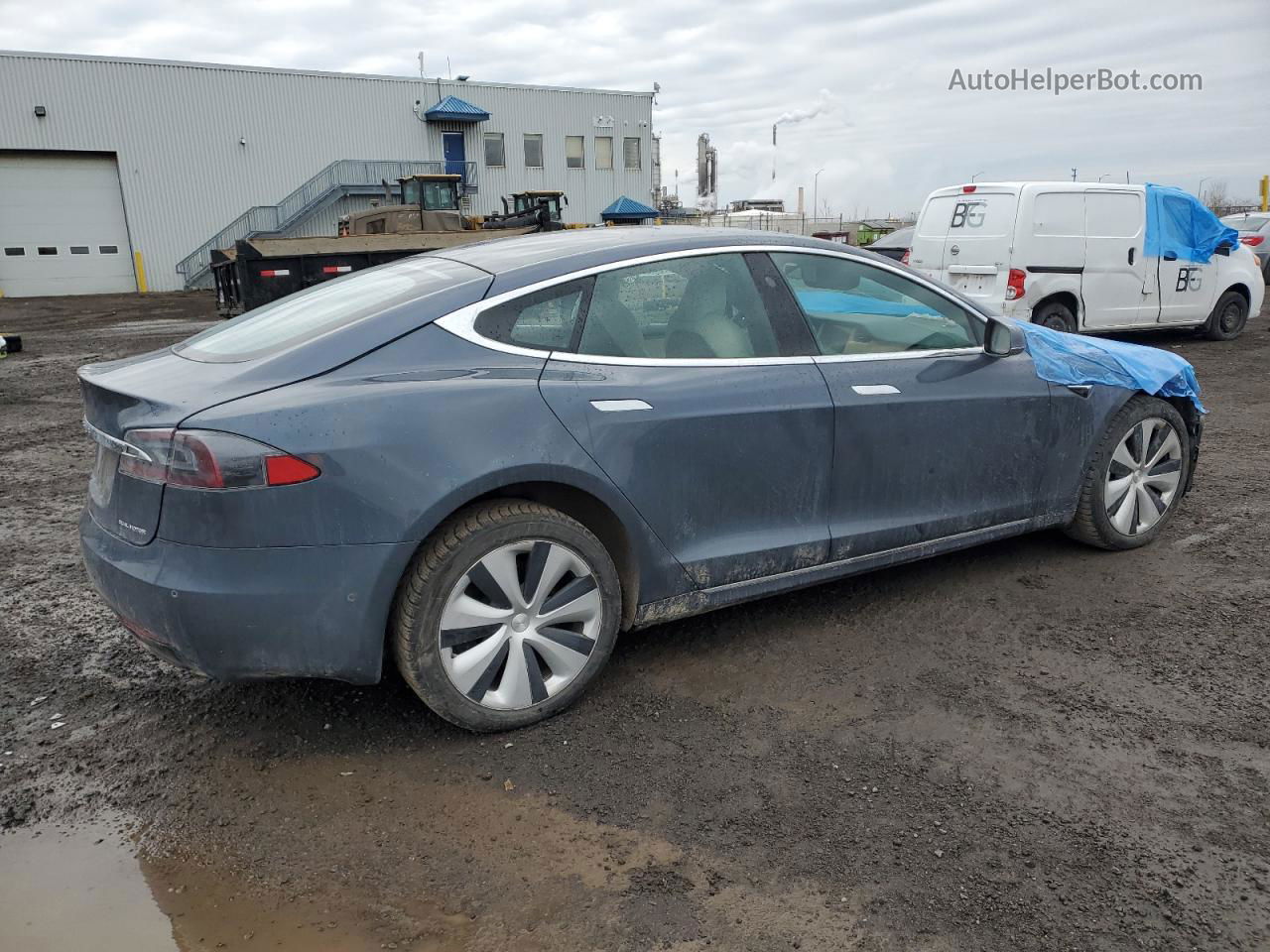 2020 Tesla Model S  Gray vin: 5YJSA1E26LF404402