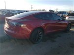 2015 Tesla Model S  Red vin: 5YJSA1E27FF109541