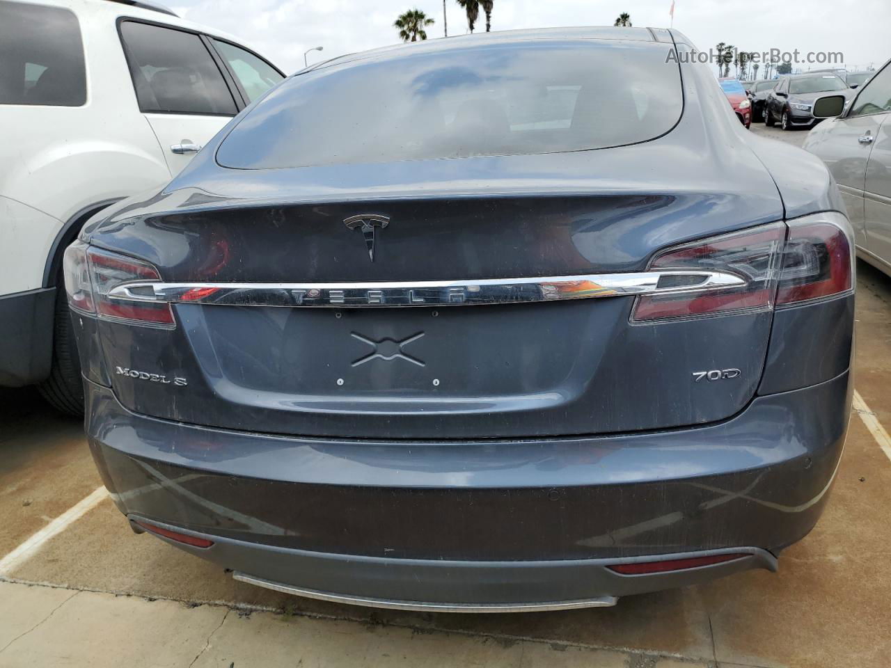 2016 Tesla Model S  Gray vin: 5YJSA1E27GF132917