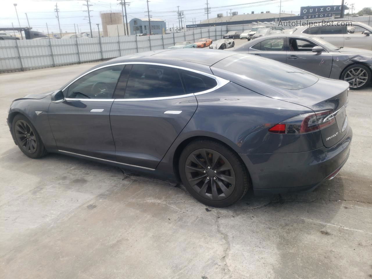 2016 Tesla Model S  Gray vin: 5YJSA1E27GF132917