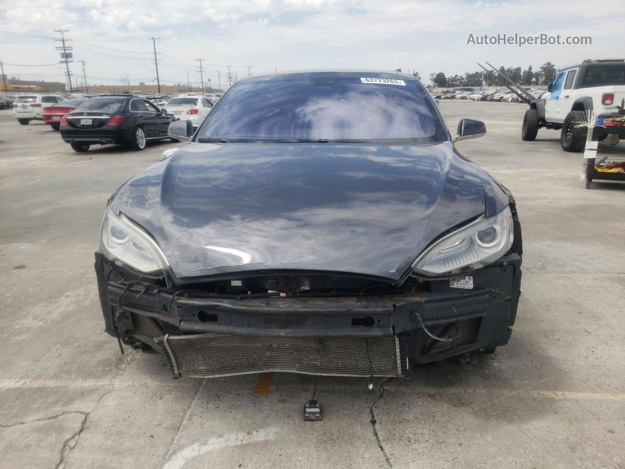 2016 Tesla Model S  Gray vin: 5YJSA1E27GF132917