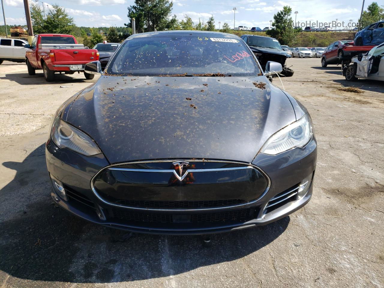 2016 Tesla Model S  Gray vin: 5YJSA1E27GF134800