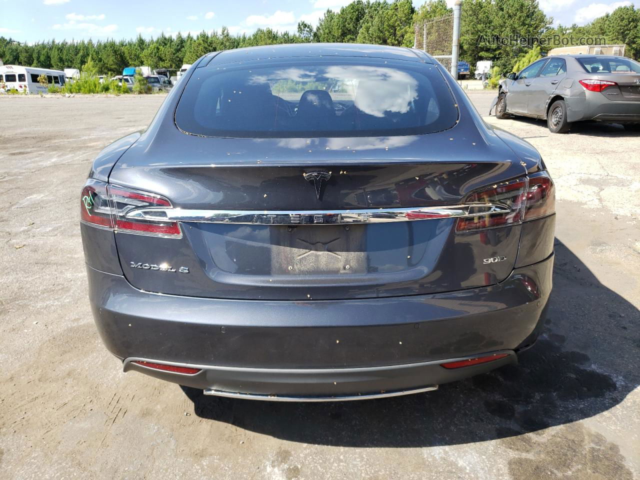 2016 Tesla Model S  Gray vin: 5YJSA1E27GF134800