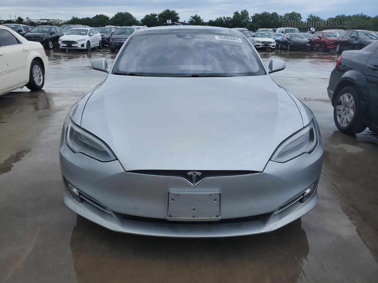 2016 Tesla Model S  Silver vin: 5YJSA1E27GF142847