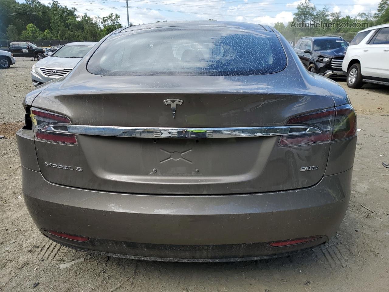 2016 Tesla Model S  Tan vin: 5YJSA1E27GF144534
