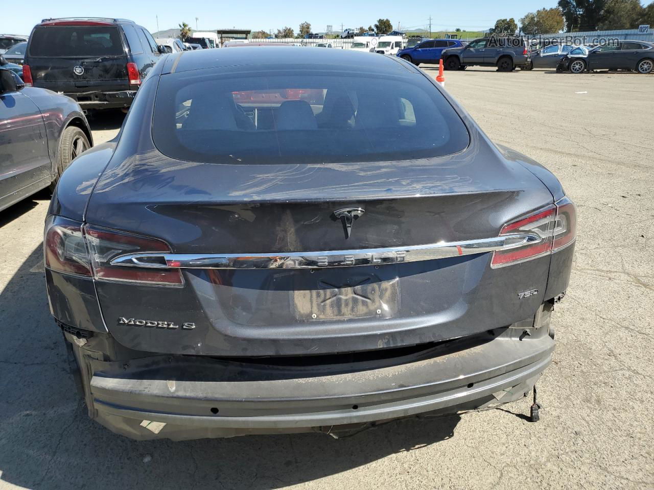 2016 Tesla Model S  Gray vin: 5YJSA1E27GF145134