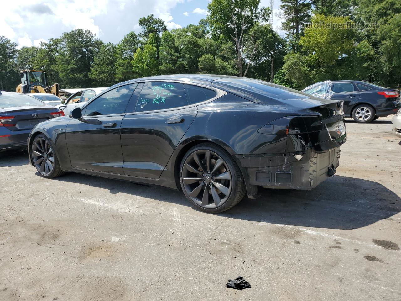 2016 Tesla Model S  Черный vin: 5YJSA1E27GF159373