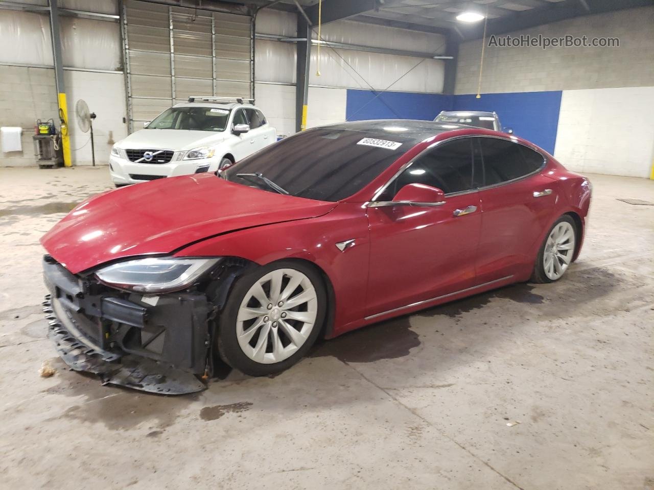 2018 Tesla Model S  Red vin: 5YJSA1E27JF243782