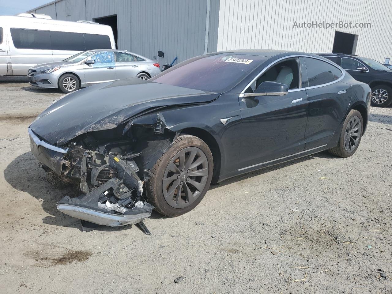 2019 Tesla Model S  Black vin: 5YJSA1E27KF341292