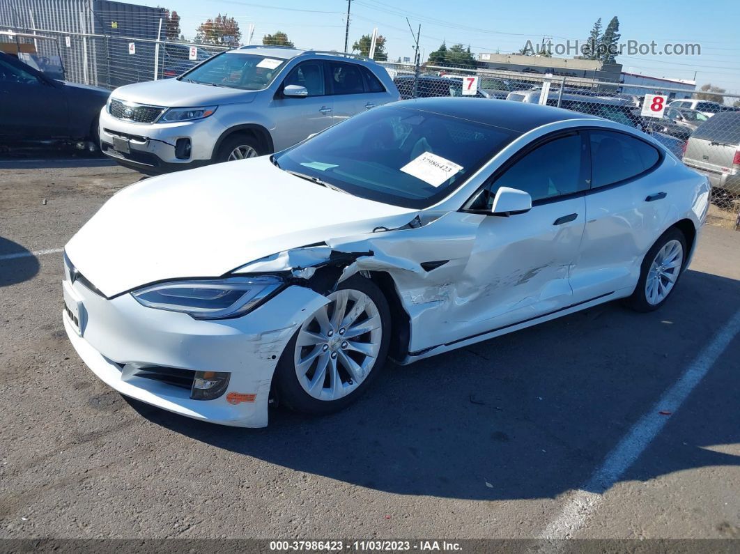 2020 Tesla Model S Long Range Dual Motor White vin: 5YJSA1E27LF361026