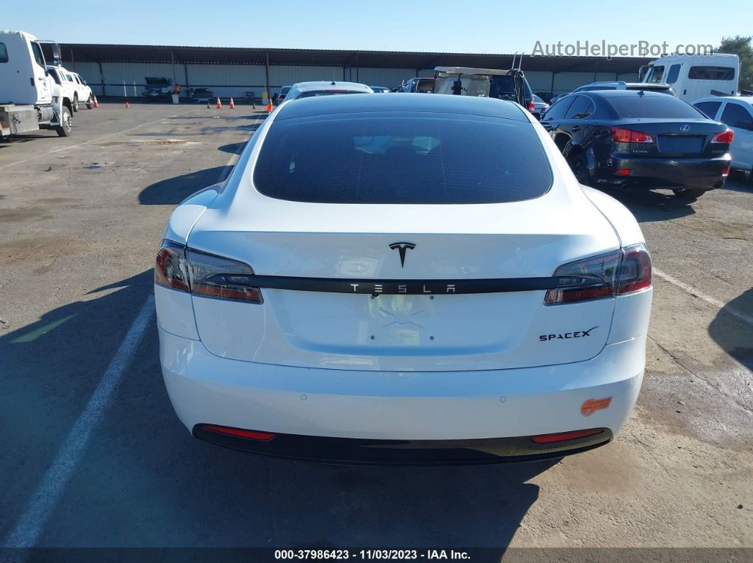 2020 Tesla Model S Long Range Dual Motor White vin: 5YJSA1E27LF361026