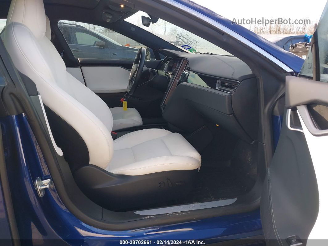 2020 Tesla Model S Long Range Dual Motor All-wheel Drive/long Range Plus Dual Motor All-wheel Drive Blue vin: 5YJSA1E27LF366694