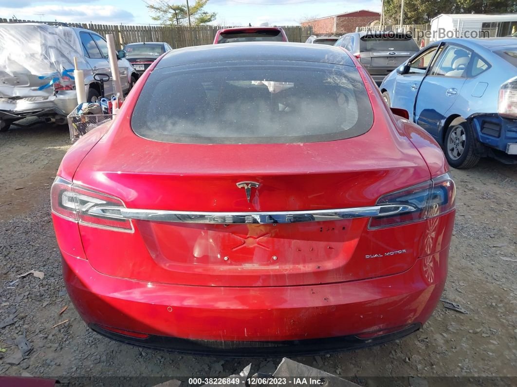 2020 Tesla Model S Long Range Dual Motor All-wheel Drive/long Range Plus Dual Motor All-wheel Drive Красный vin: 5YJSA1E27LF369403