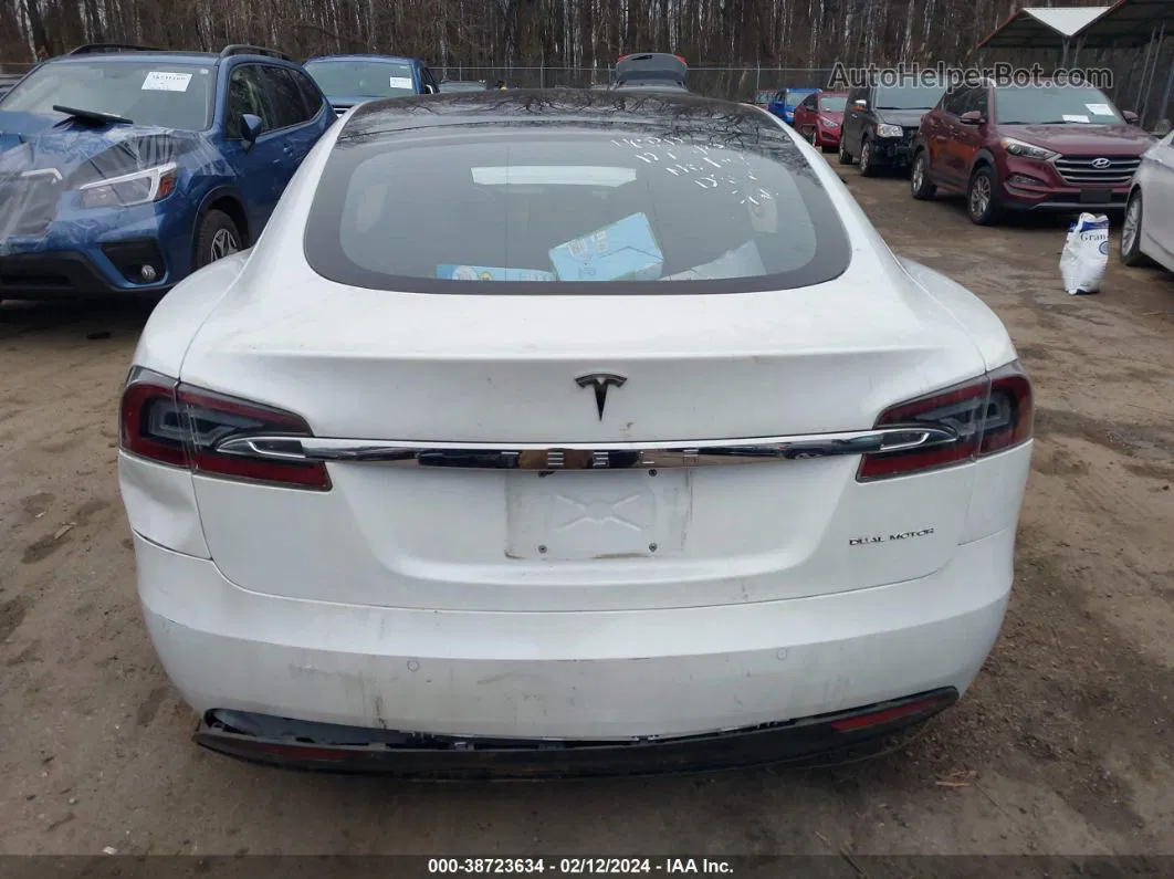 2020 Tesla Model S Long Range Dual Motor All-wheel Drive/long Range Plus Dual Motor All-wheel Drive White vin: 5YJSA1E27LF410967