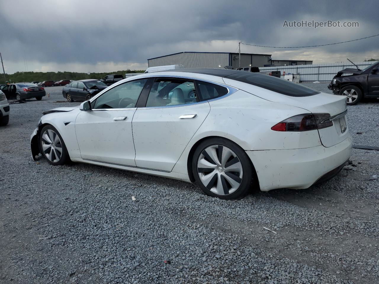 2021 Tesla Model S  White vin: 5YJSA1E27MF426068