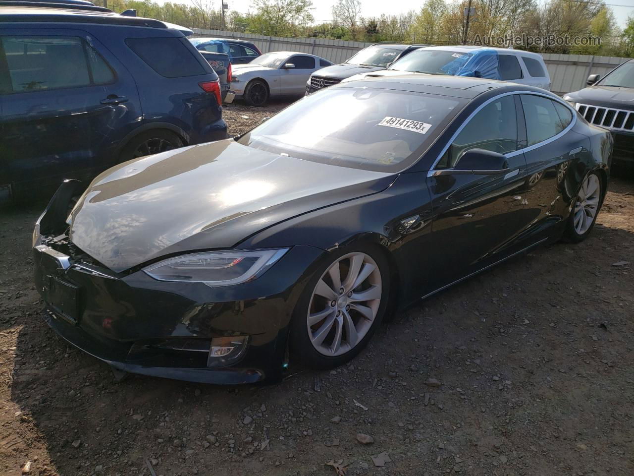 2016 Tesla Model S  Black vin: 5YJSA1E28GF143909