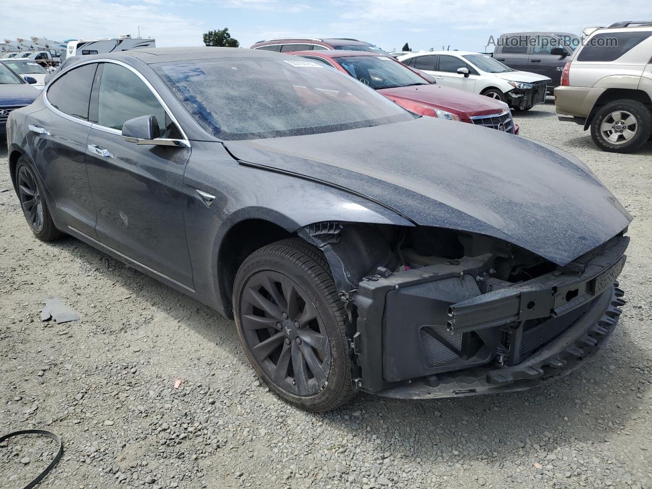 2018 Tesla Model S  Угольный vin: 5YJSA1E28JF272420