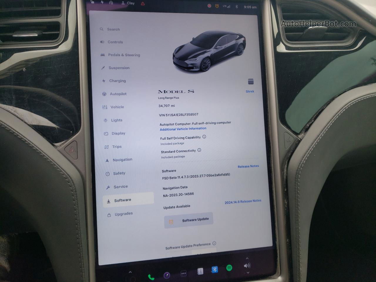 2020 Tesla Model S  Black vin: 5YJSA1E28LF358507