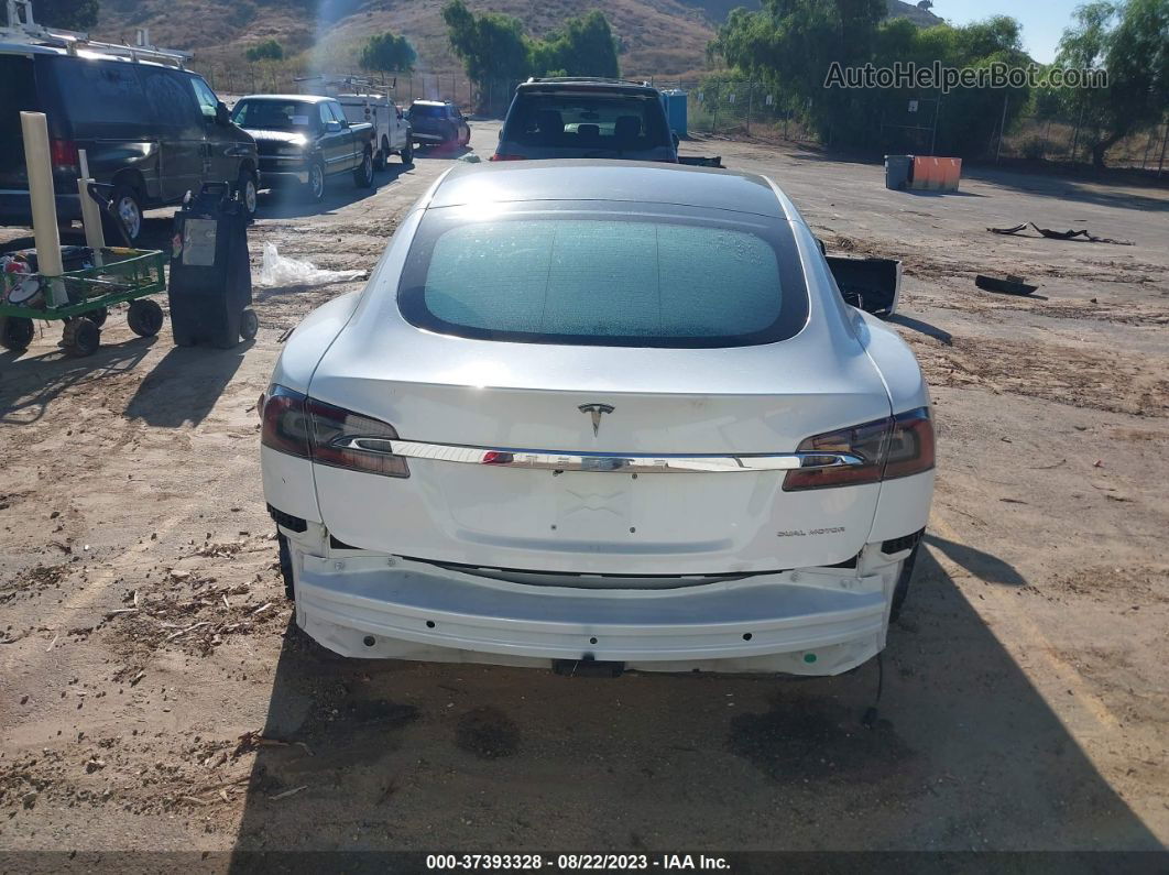 2020 Tesla Model S Long Range White vin: 5YJSA1E28LF392334