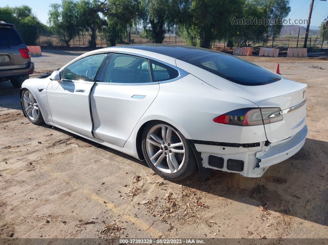 2020 Tesla Model S Long Range White vin: 5YJSA1E28LF392334