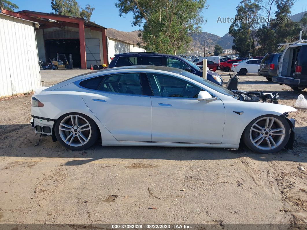 2020 Tesla Model S Long Range White vin: 5YJSA1E28LF392334