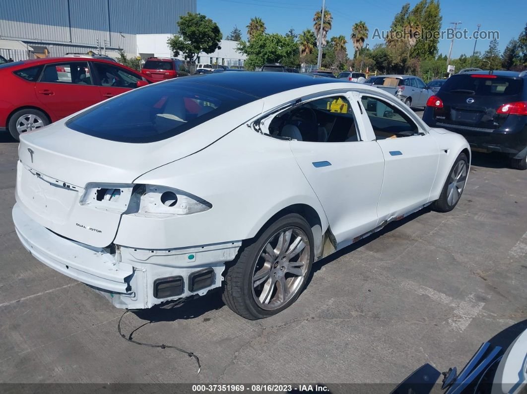 2020 Tesla Model S Long Range White vin: 5YJSA1E28LF396142