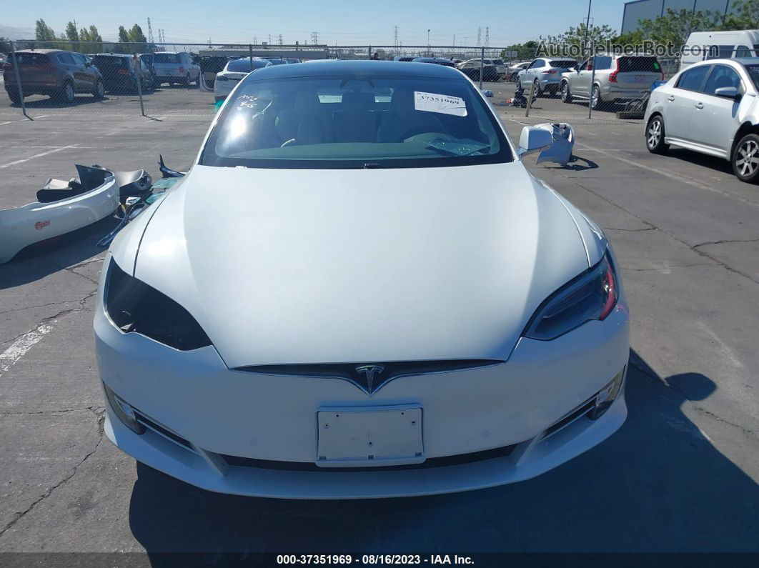 2020 Tesla Model S Long Range White vin: 5YJSA1E28LF396142