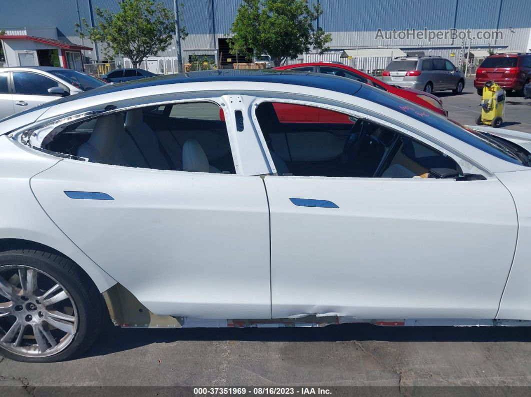 2020 Tesla Model S Long Range White vin: 5YJSA1E28LF396142