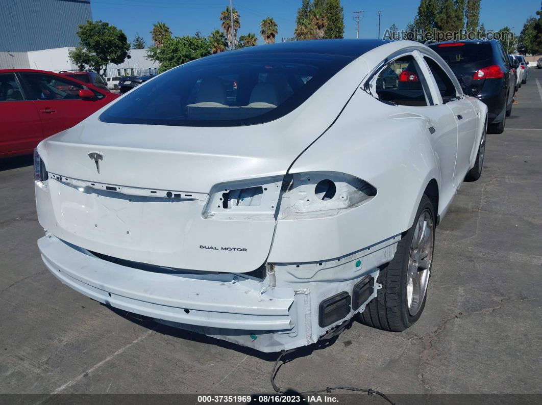 2020 Tesla Model S Long Range White vin: 5YJSA1E28LF396142