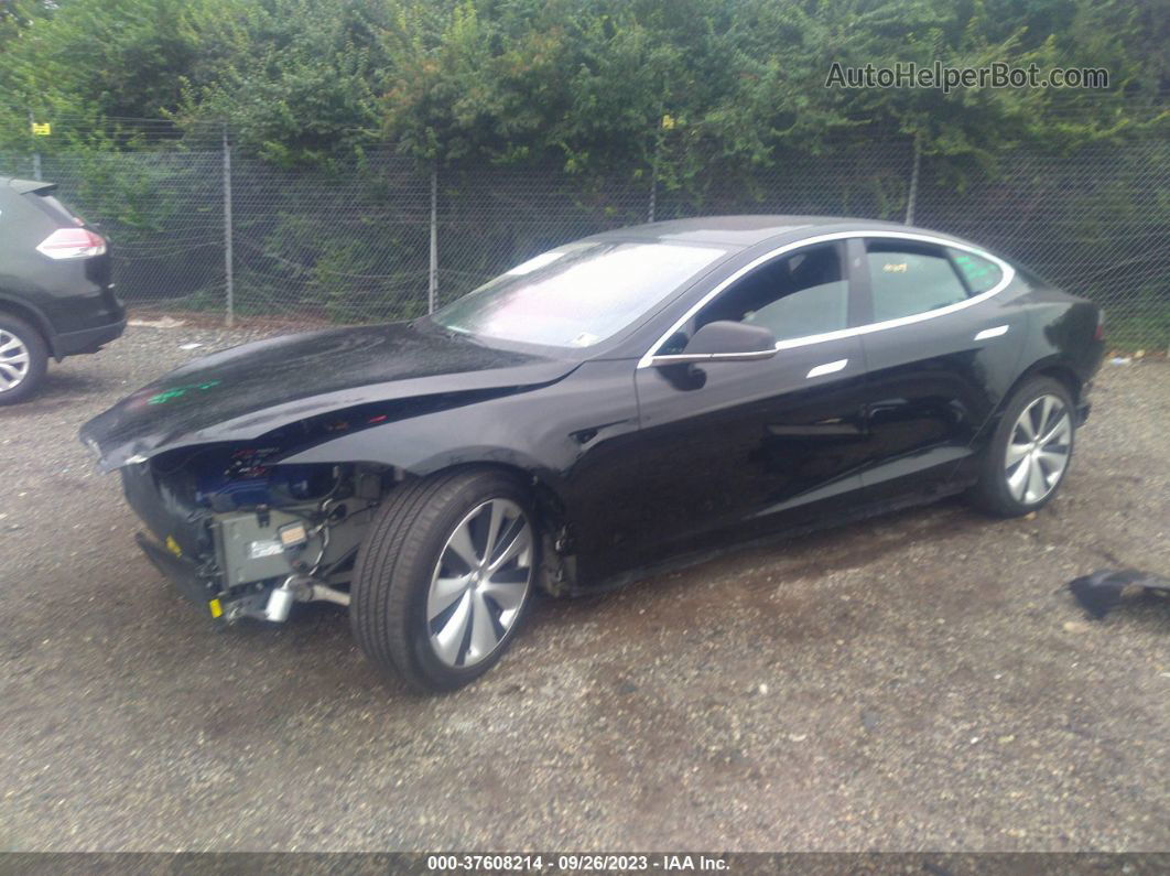 2020 Tesla Model S Long Range Black vin: 5YJSA1E28LF399624