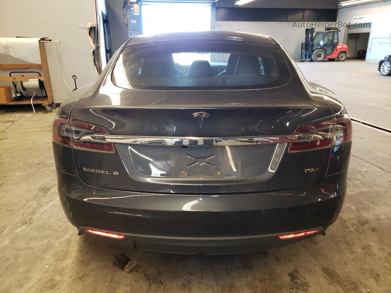 2015 Tesla Model S  Gray vin: 5YJSA1E29FF116362