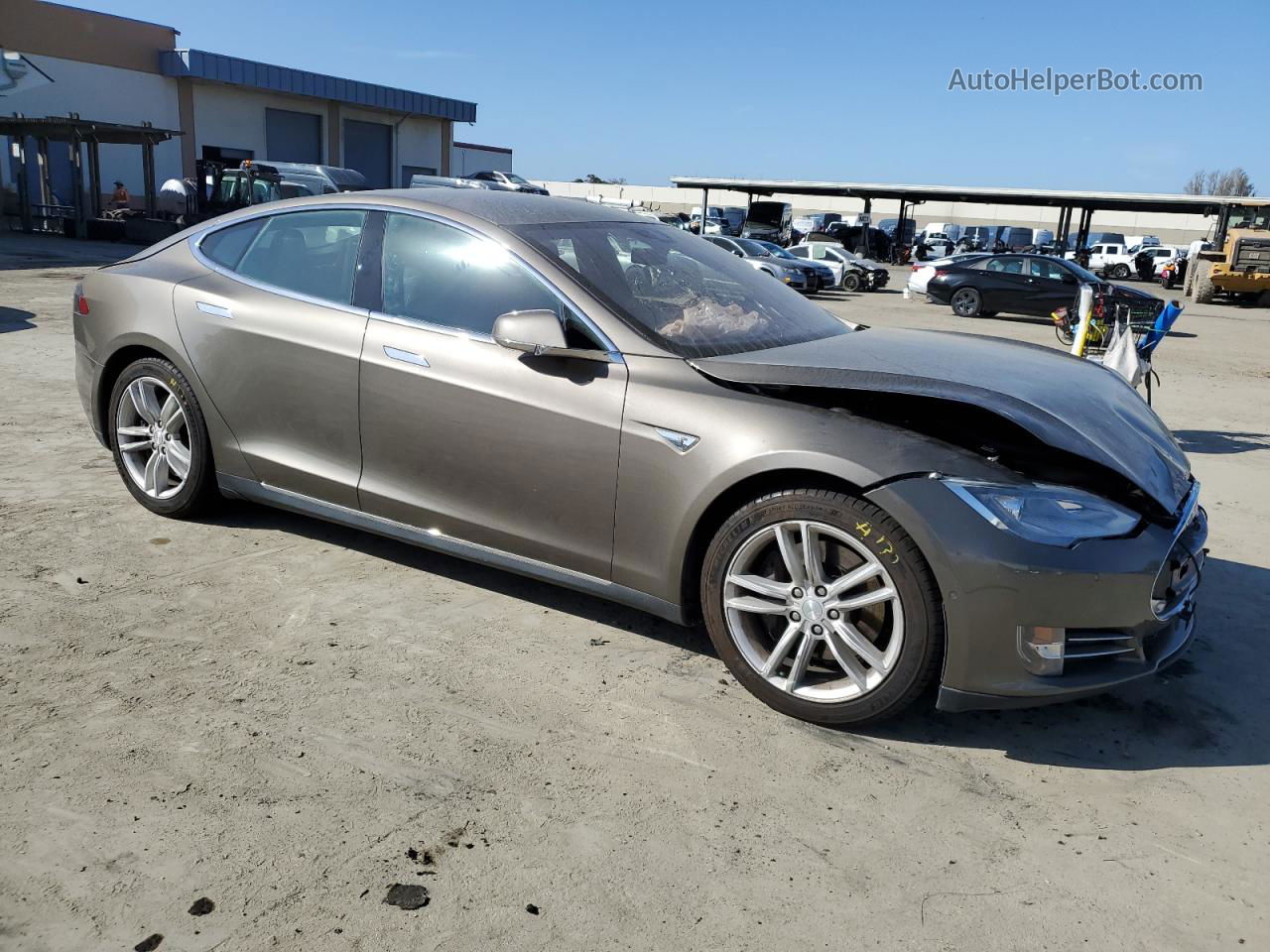 2016 Tesla Model S  Brown vin: 5YJSA1E29GF126438